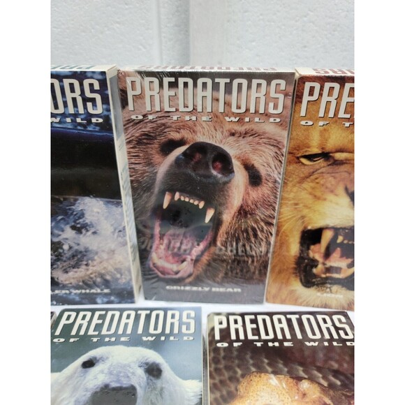 *1994 PREDATORS OF THE WILD *VHS* VIDEOS BY TIME LIFE, 7 TOTAL - Picture 6 of 9